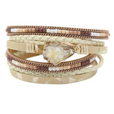 Bracelet Bangles Indien "Crème"