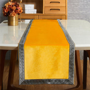 Chemin de Table Doré Tissu