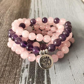 Collier Mala Rose Inde