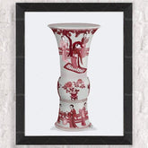 Tableau Oriental Vase Asiatique
