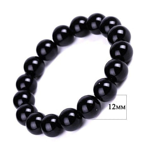 Bracelet Bouddhiste Obsidienne
