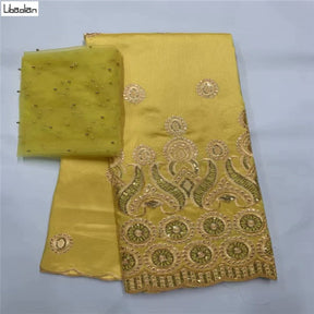 Tissu Indien Bleu Ciel